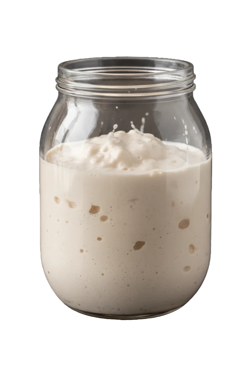 Cora, Chef Evangalene's active sourdough starter