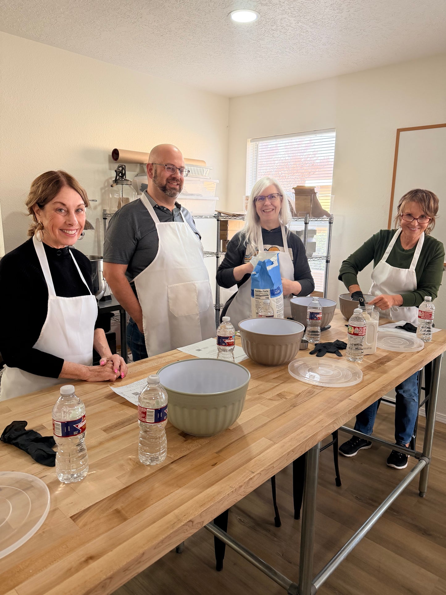 hands on sourdough bread class at eat well abq