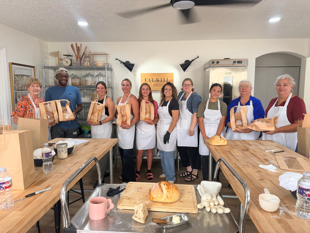 Sourdough bread class near Santa Fe NM at Eat Well ABQ