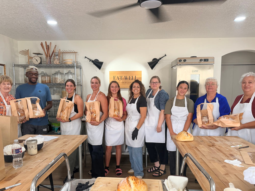 Sourdough bread class near Los Alamos NM at Eat Well ABQ