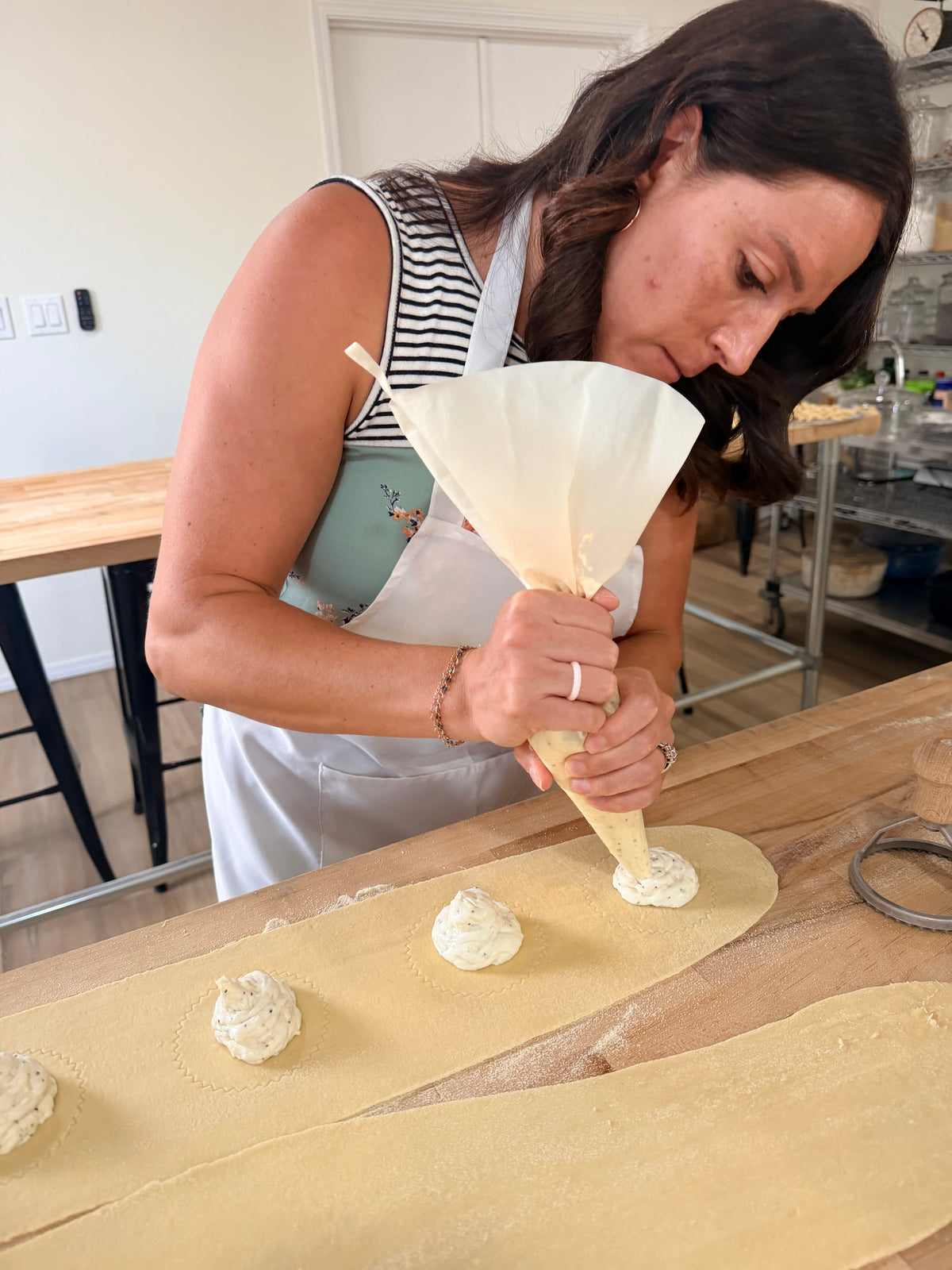 Public pasta class at Eat Well ABQ