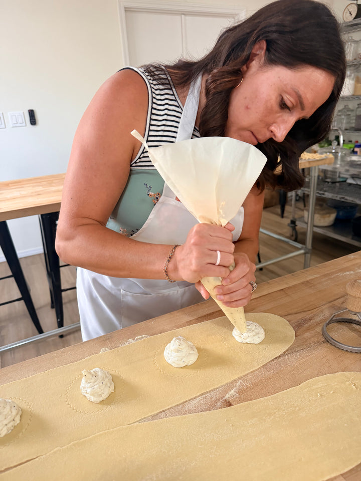 Rolling and shaping fresh pasta