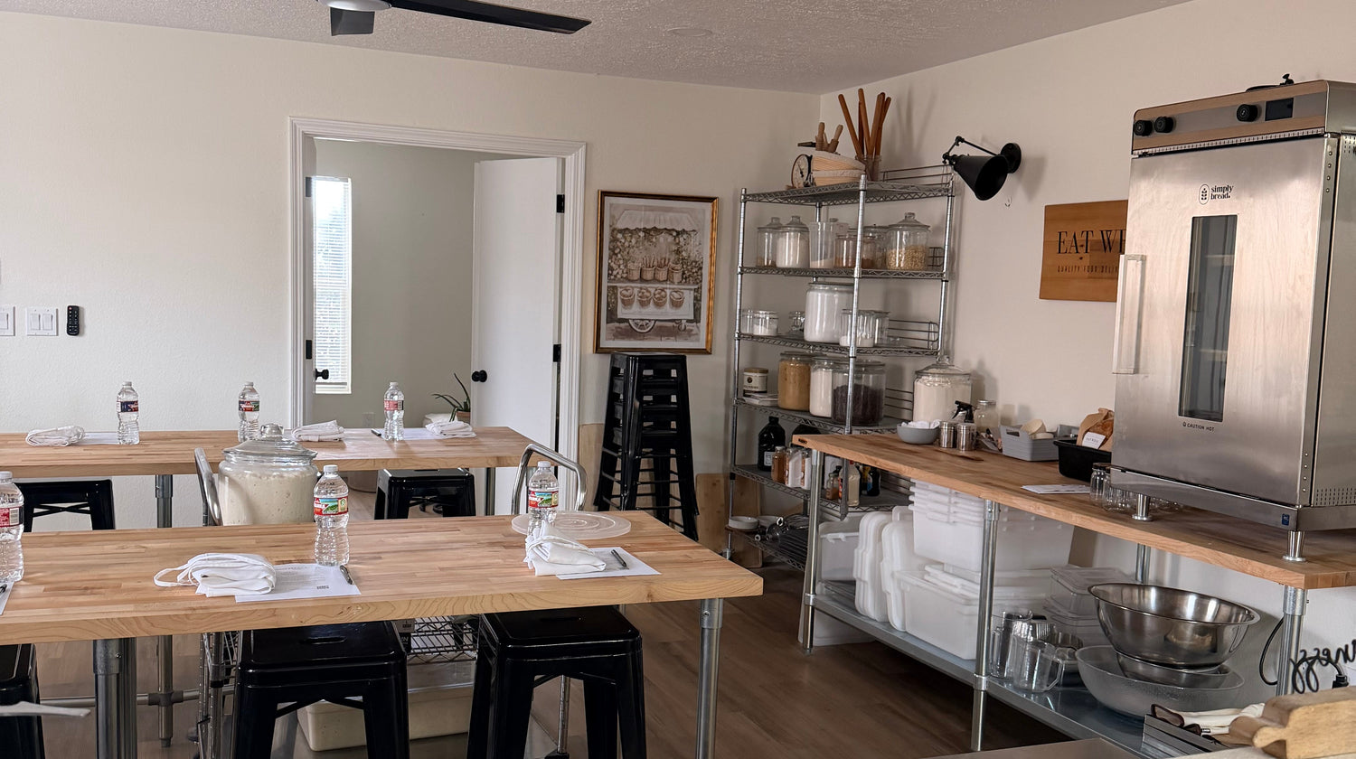 Fresh sourdough bread and baking classes in Albuquerque at Eat Well ABQ