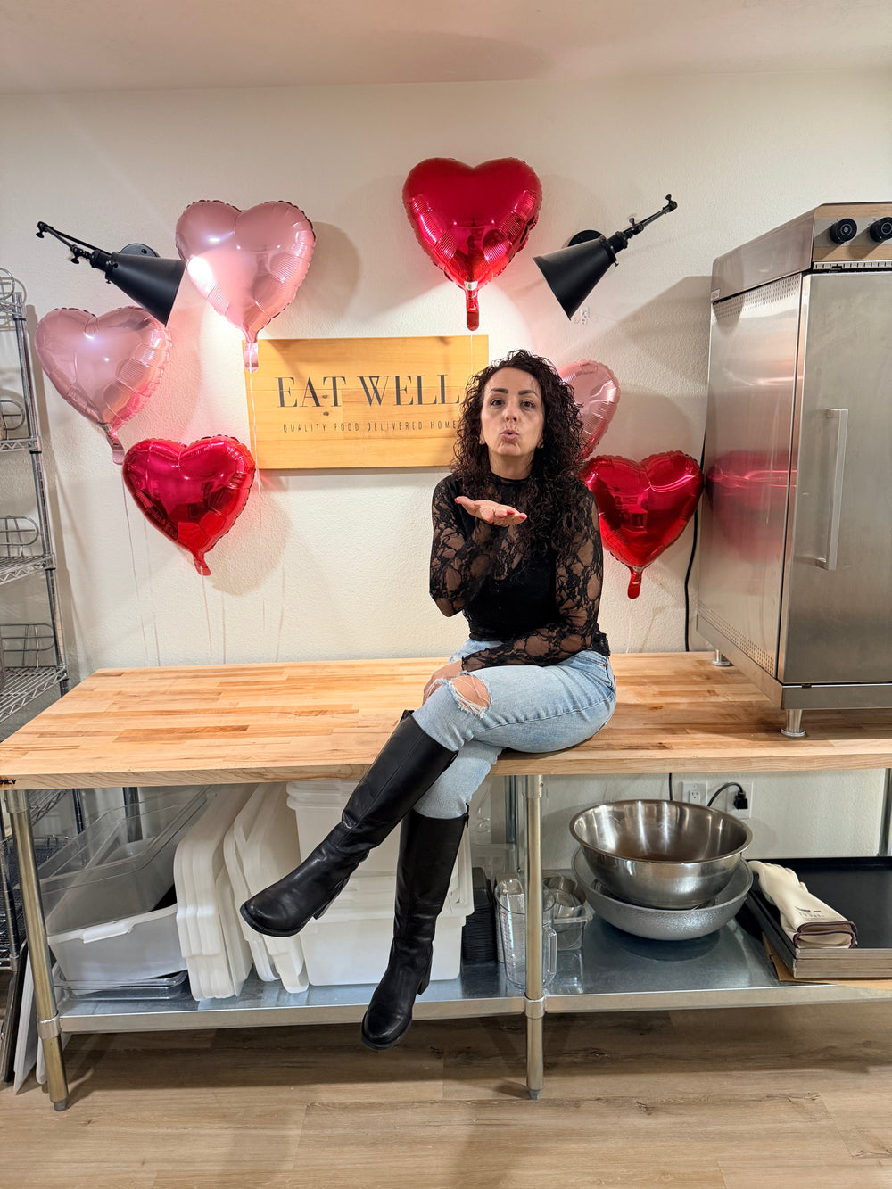Chef Evangalene planning a private birthday party