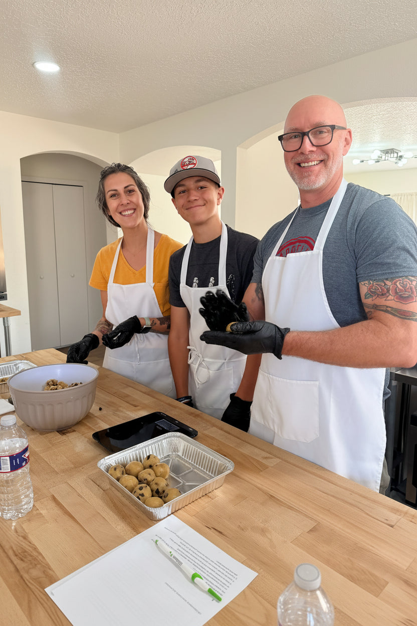 Kids birthday and homeschool cooking experience