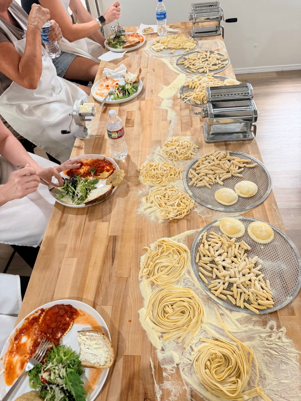 Pasta cooking class near Santa Fe NM at Eat Well ABQ