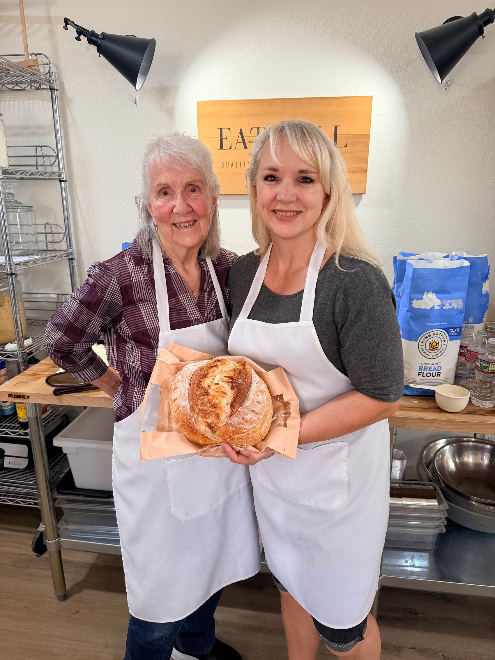 Chef Evangalene leading a hands-on cooking experience in Albuquerque