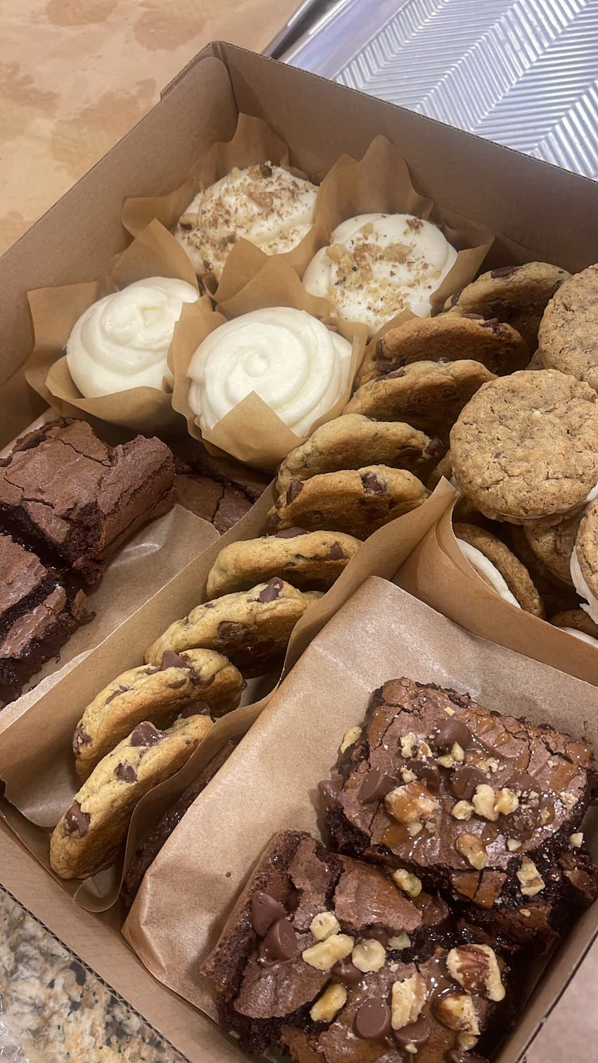 Large Sourdough Dessert Box from Eat Well ABQ bakery in Albuquerque