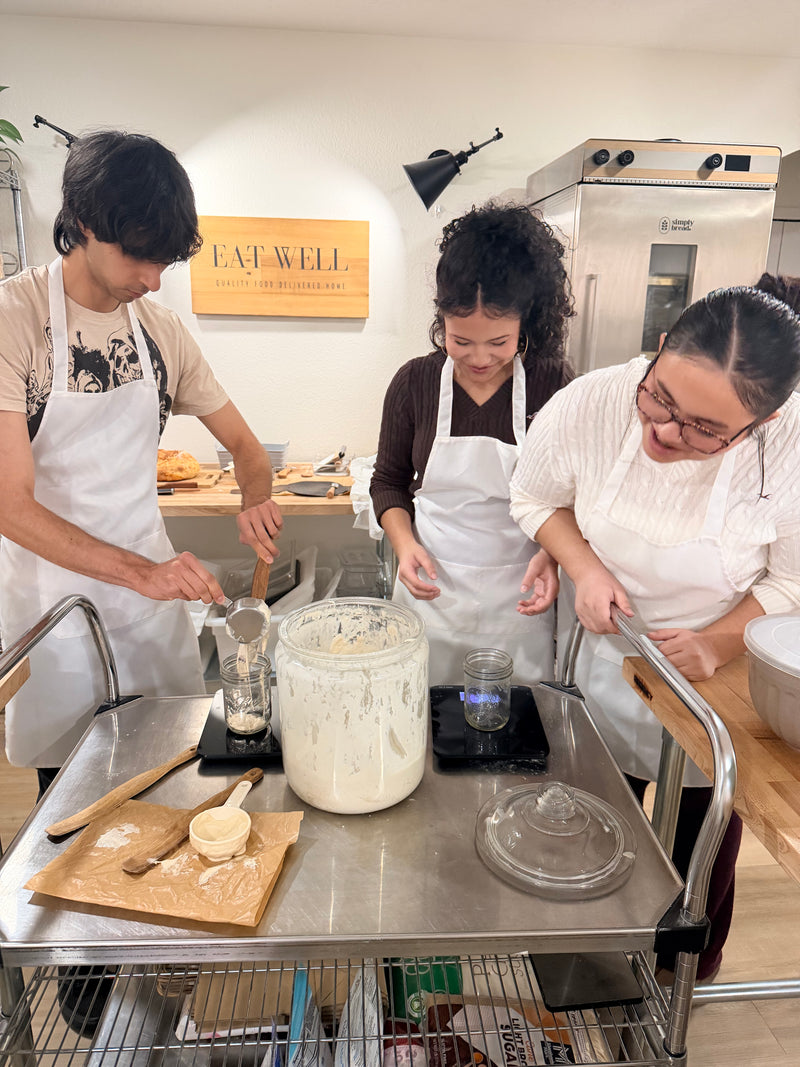 Private baking experience for friends at Eat Well ABQ