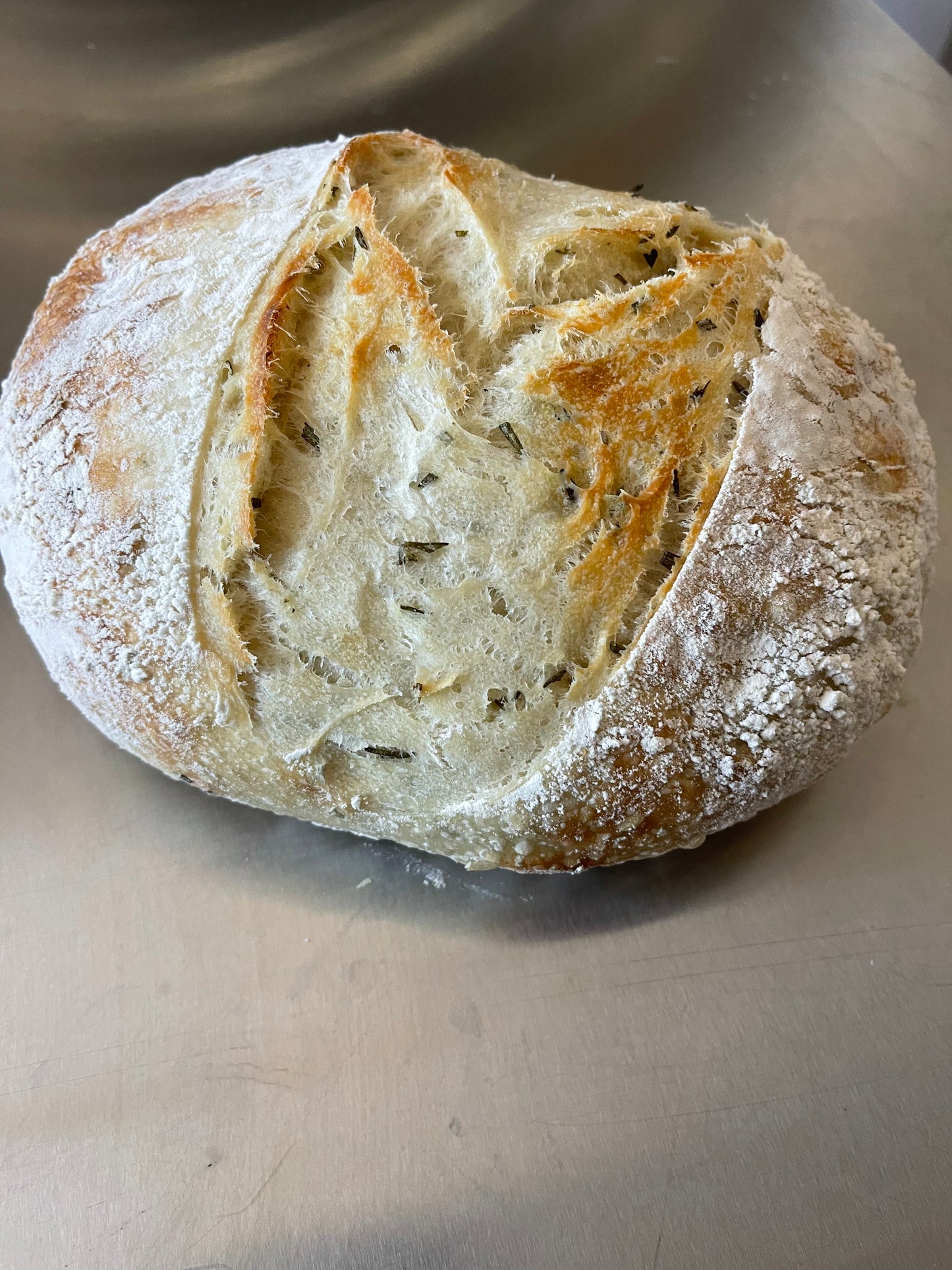 Rosemary Olive Oil Sourdough Loaf 
