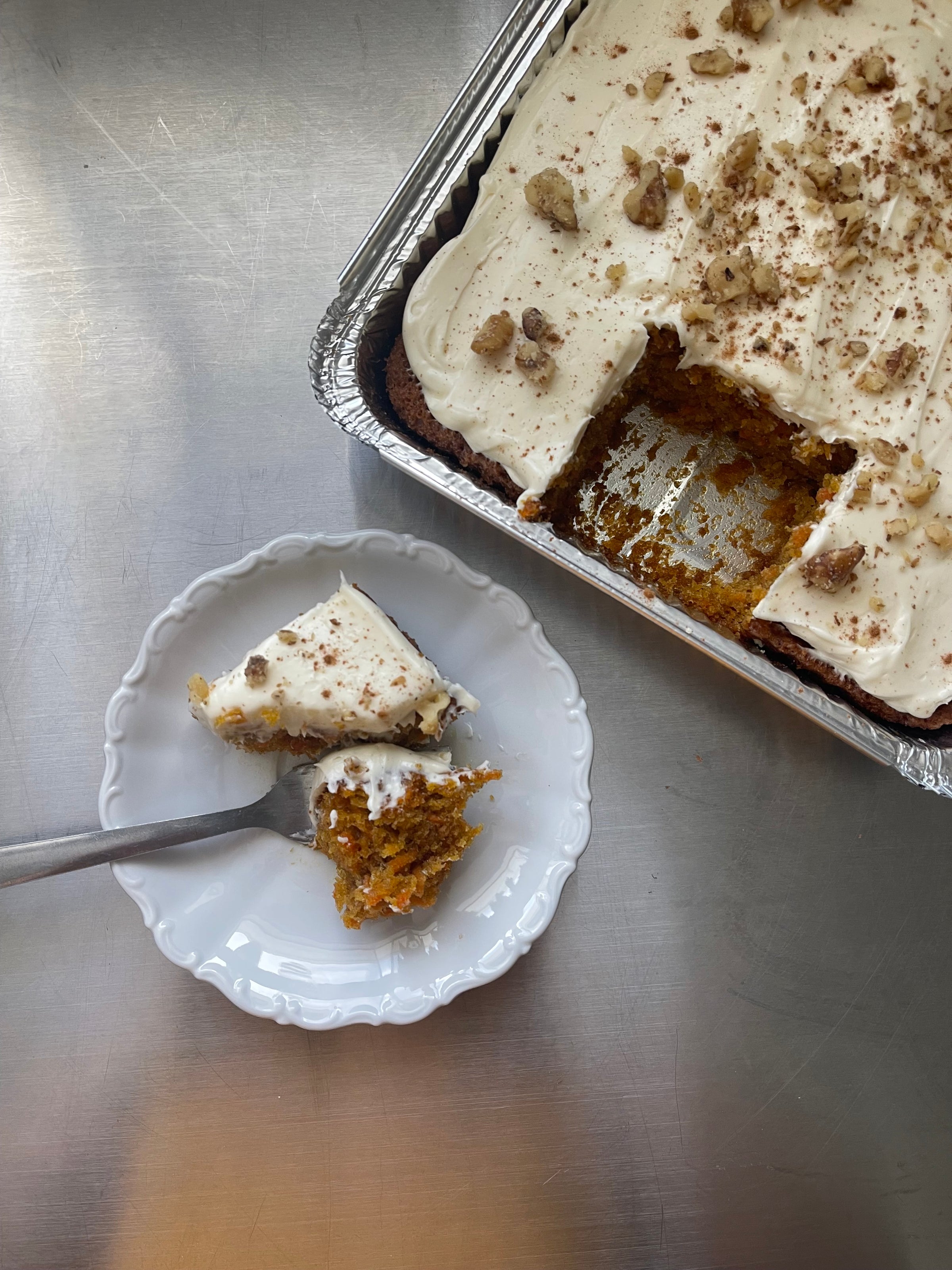 Sourdough Carrot Cake from Eat Well ABQ bakery in Albuquerque