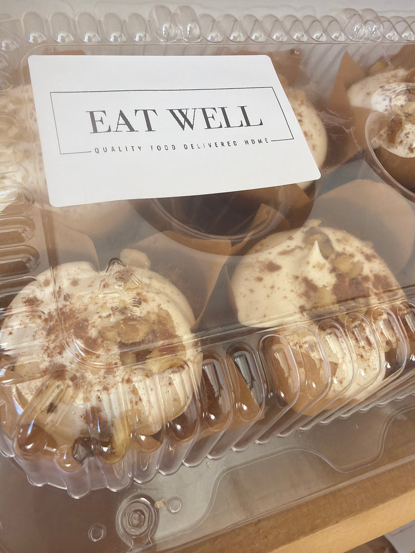 Sourdough Carrot Cupcakes from Eat Well ABQ bakery in Albuquerque