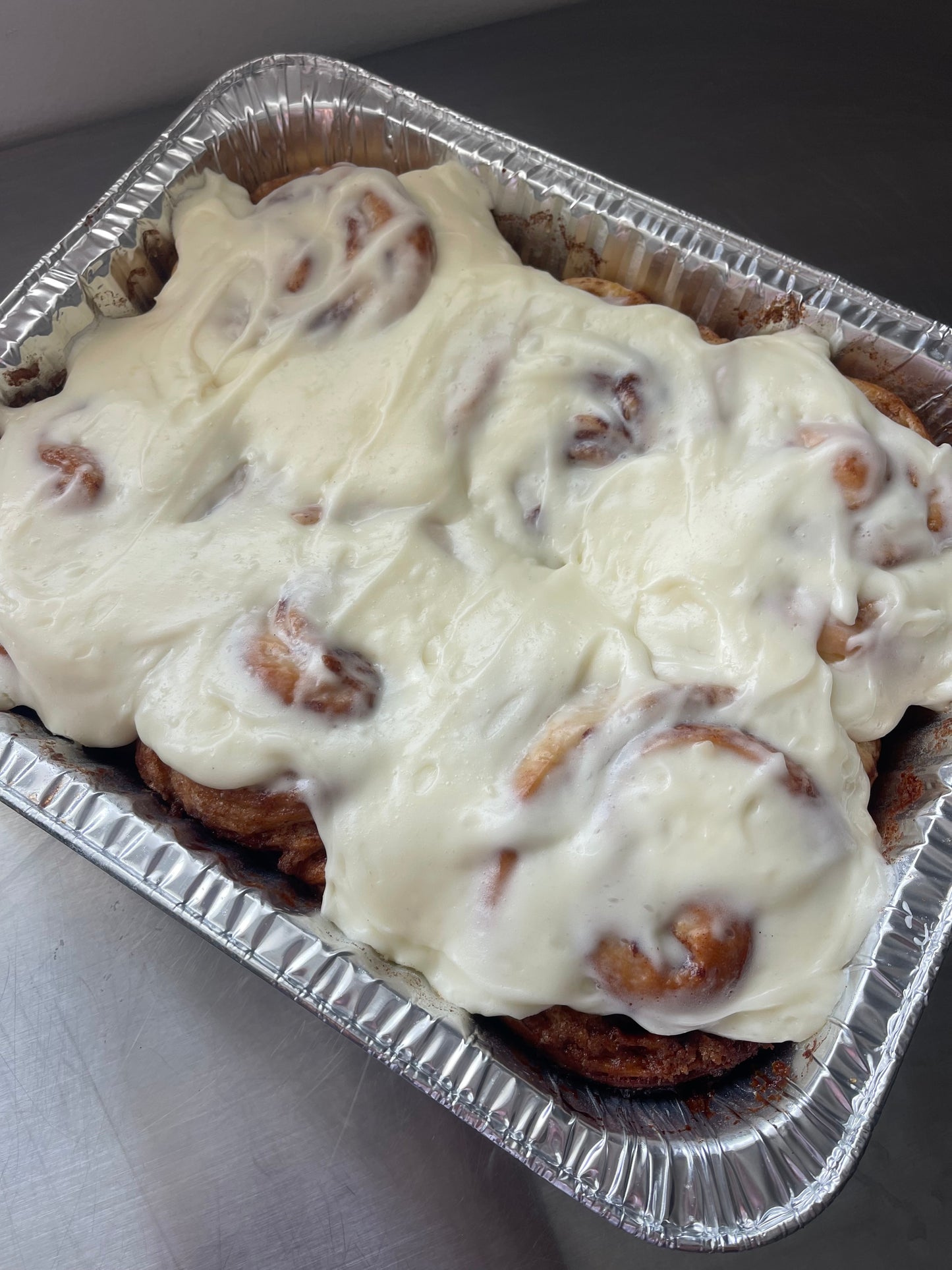 Sourdough Cinnamon Rolls from Eat Well ABQ bakery in Albuquerque