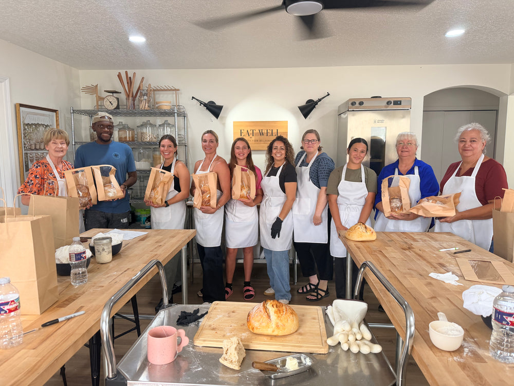 Gluten-free baking class near Corrales NM at Eat Well ABQ