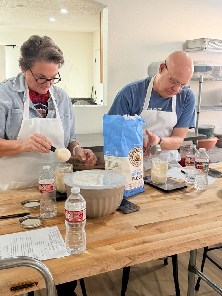 Chef Evangalene teaching a specialty baking class at Eat Well ABQ