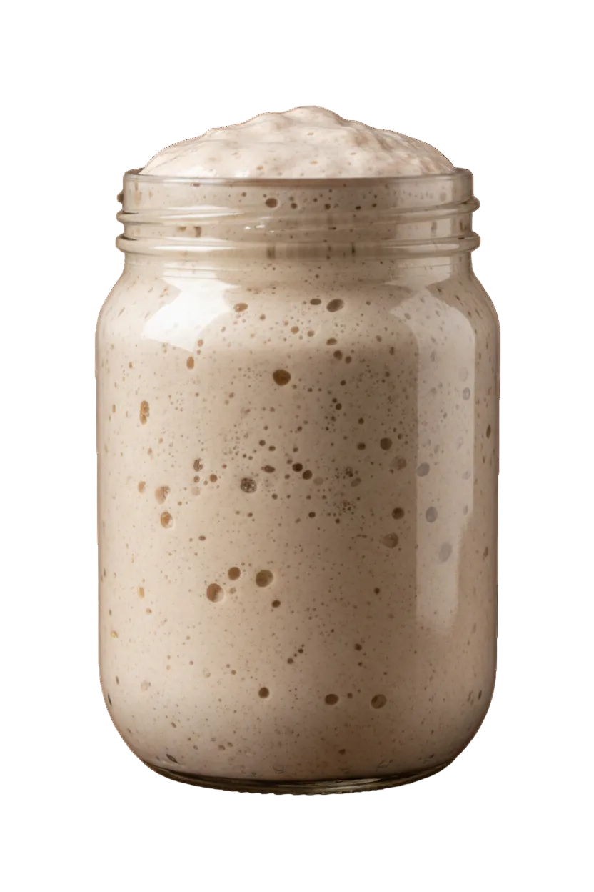 Cora, Chef Evangalene's active sourdough starter