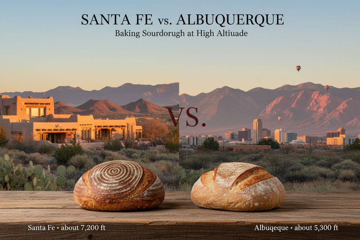 Baking sourdough in Santa Fe versus Albuquerque with Eat Well ABQ