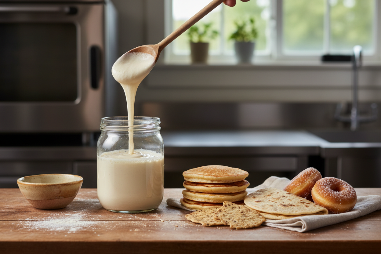 What is sourdough discard and how to use extra starter with Eat Well ABQ